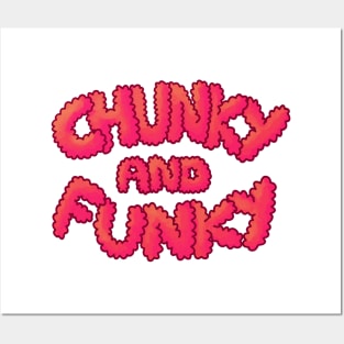 Chunky And Funky - Red Posters and Art